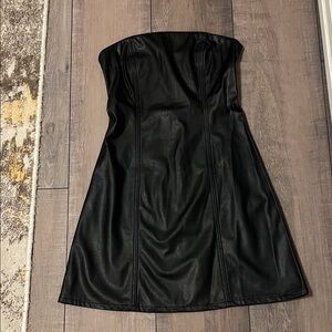 H&M Black Strapless Dress